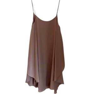 Suzi Chin for Maggy Boutique Tan Dress NWOT